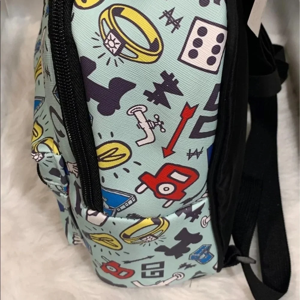 Authentic Bioworld Hasbro Monopoly Gaming Backpack